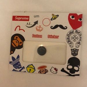 Aluminum Button Sticker